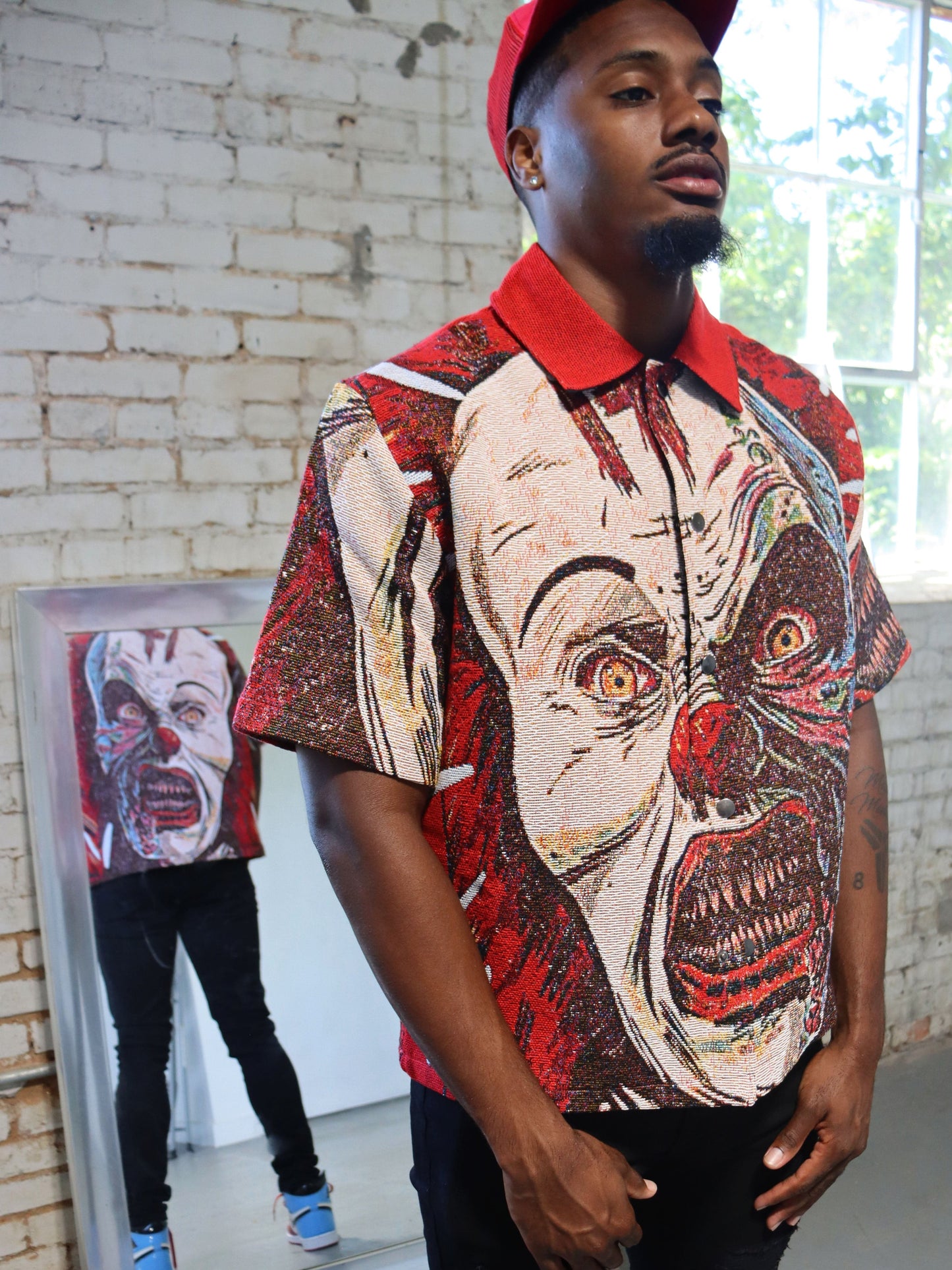 PENNYWISE HANDMADE TAPESTRY JACQUARD FABRIC WORK SHIRT