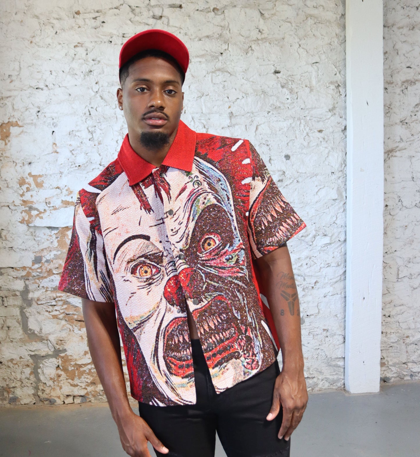 PENNYWISE HANDMADE TAPESTRY JACQUARD FABRIC WORK SHIRT