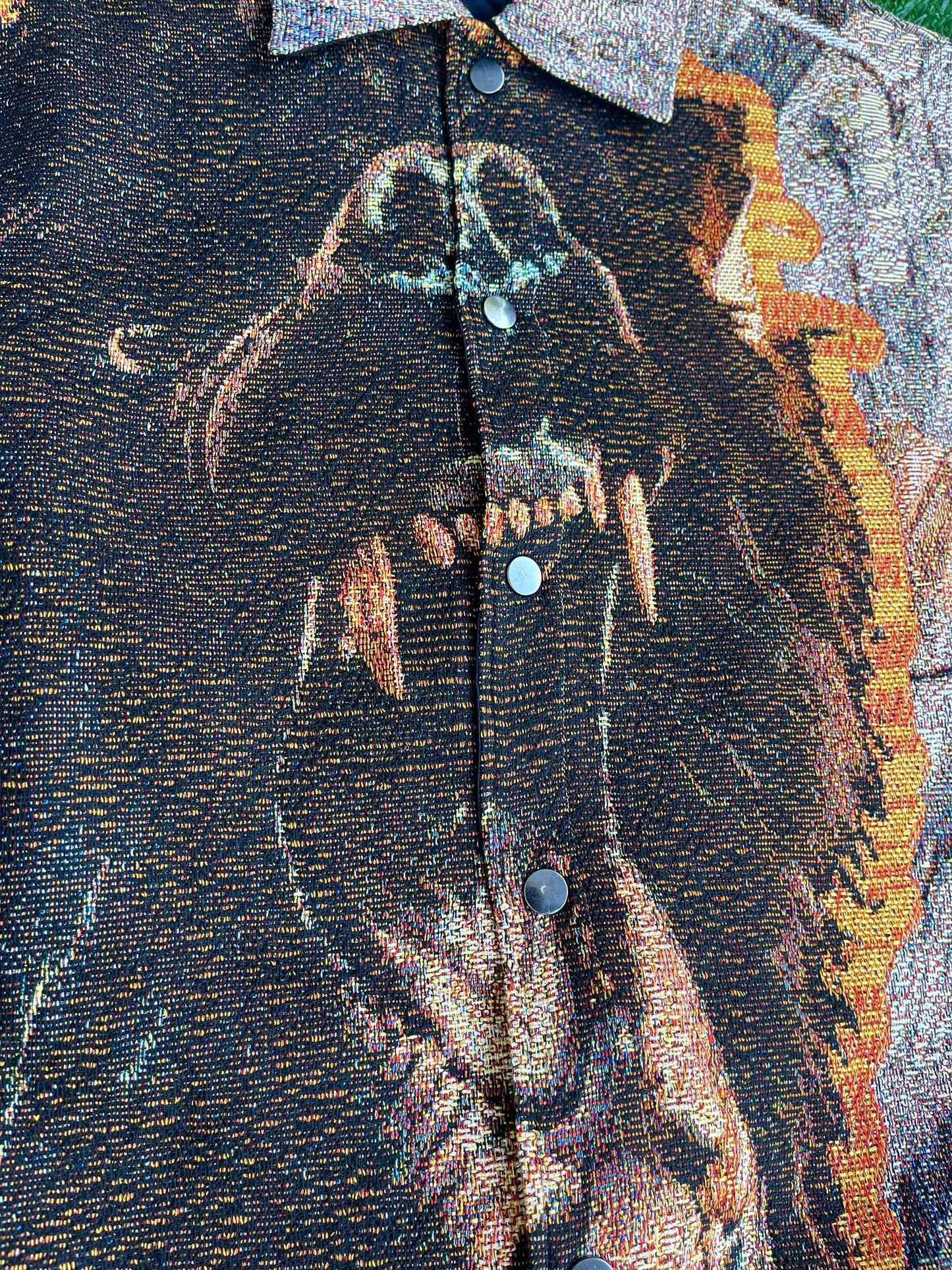 GRIZZLY HANDMADE TAPESTRY JACQUARD FABRIC WORK SHIRT